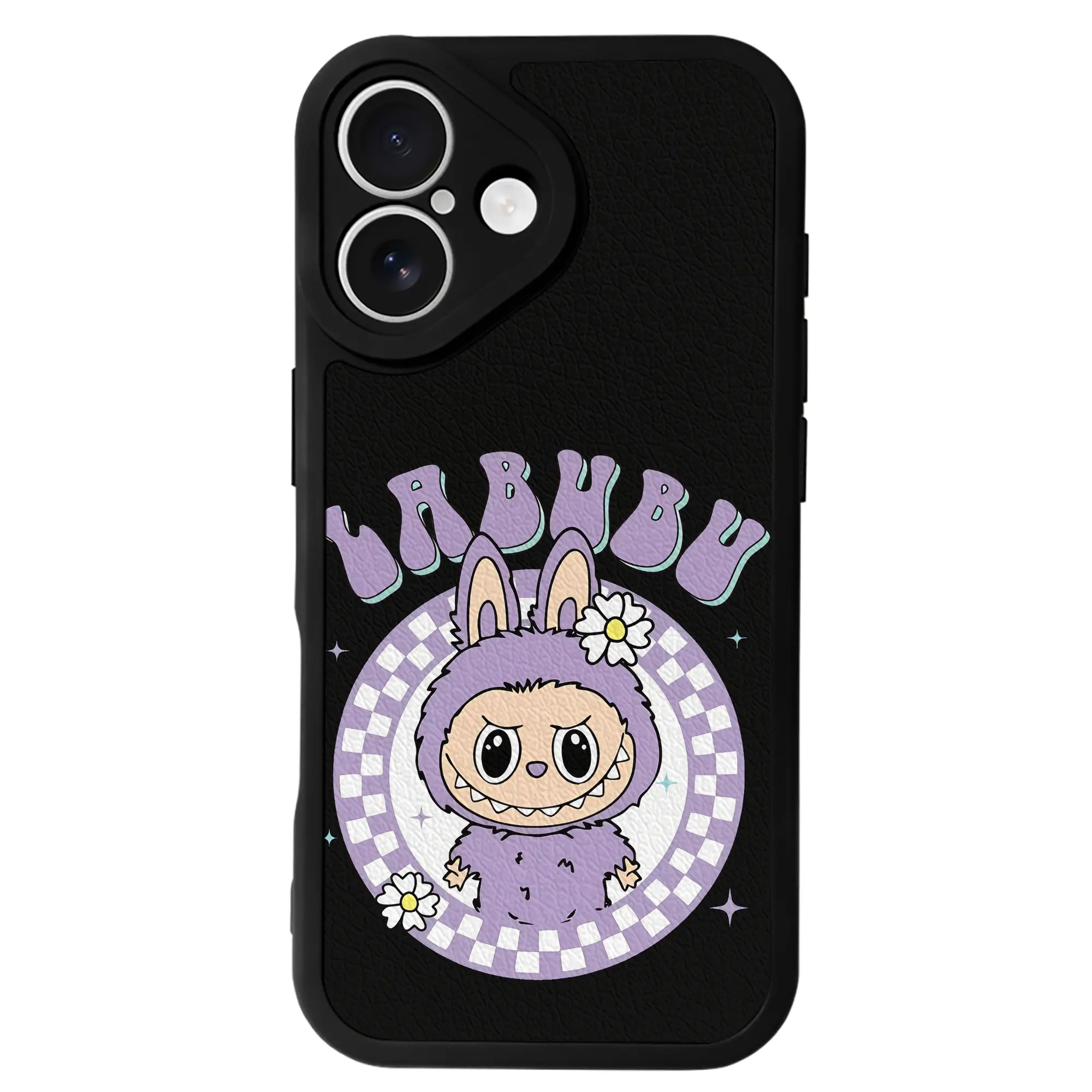 ラブブ グッズ ラブブ - IPhone 16シリーズ対応 ・ シリコンスマホケース ・ レザー調 ・ 高精度フィット ・ 耐衝撃 ・ ワイヤレス充電対応 ・ 精密カット